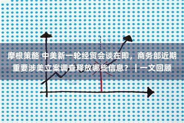 摩根策酪 中美新一轮经贸会谈在即，商务部近期重要涉美立案调查释放哪些信息？｜一文回顾