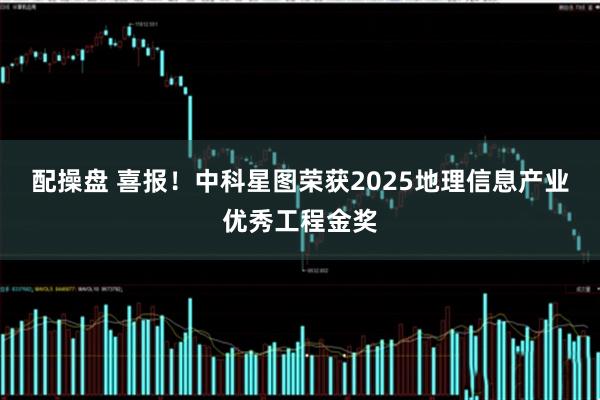 配操盘 喜报！中科星图荣获2025地理信息产业优秀工程金奖